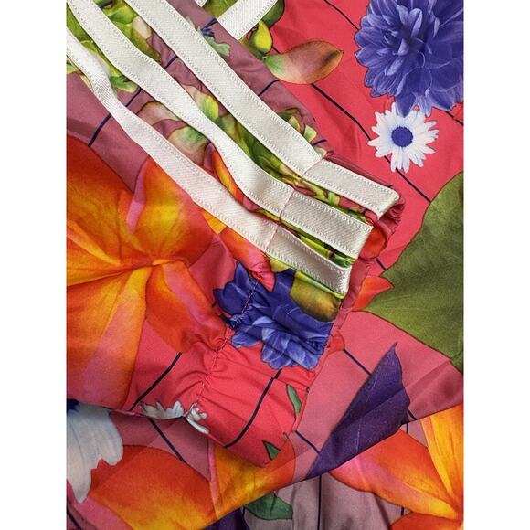 Adidas Youth Medium Floral Zip Track Jacket Excellent Condition - Picture 2 of 7